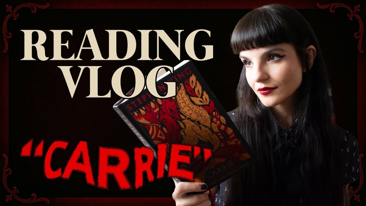 READING VLOG 📖 Lee CARRIE de STEPHEN KING conmigo por primera vez! | moonlight books