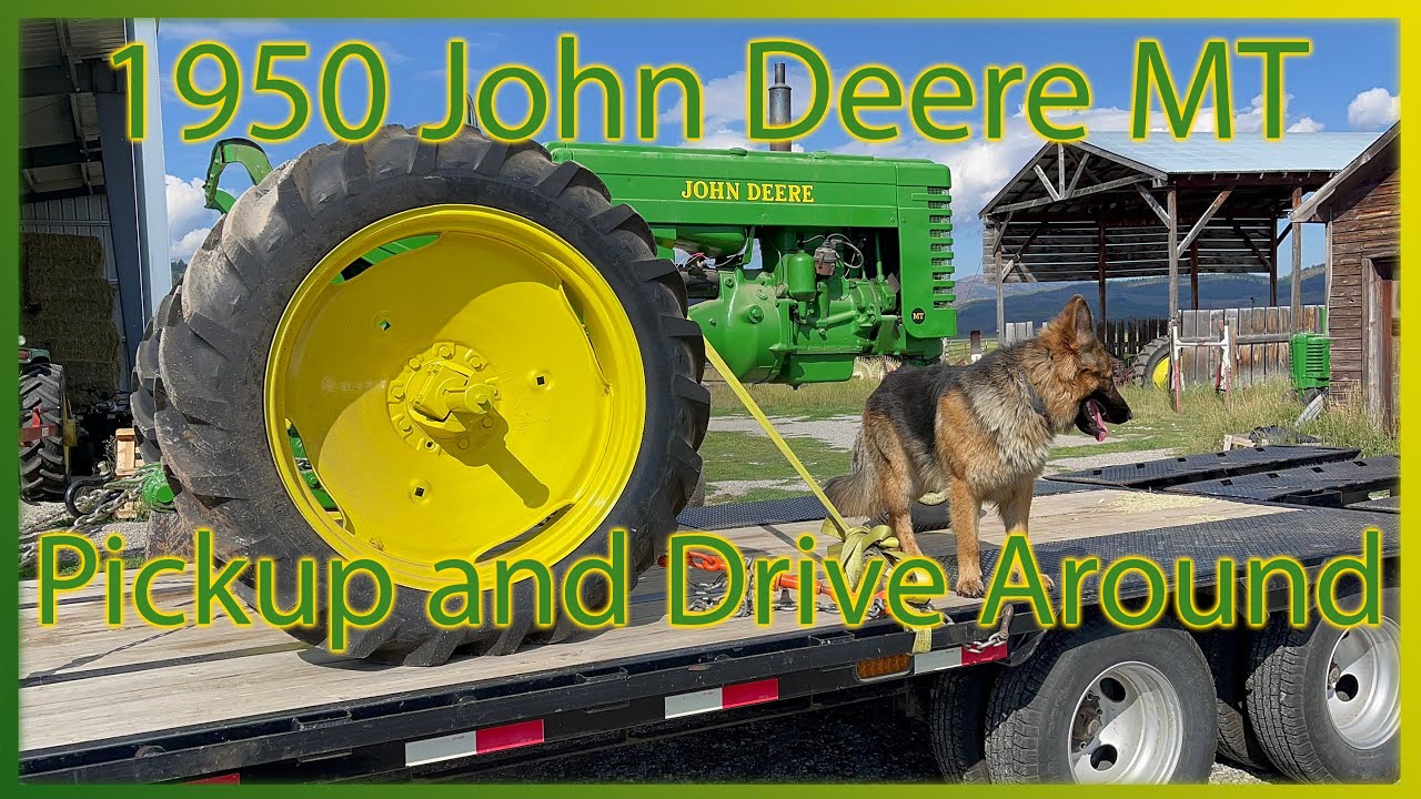 1950 John Deere MT Pickup and Drive Around 4K HDR