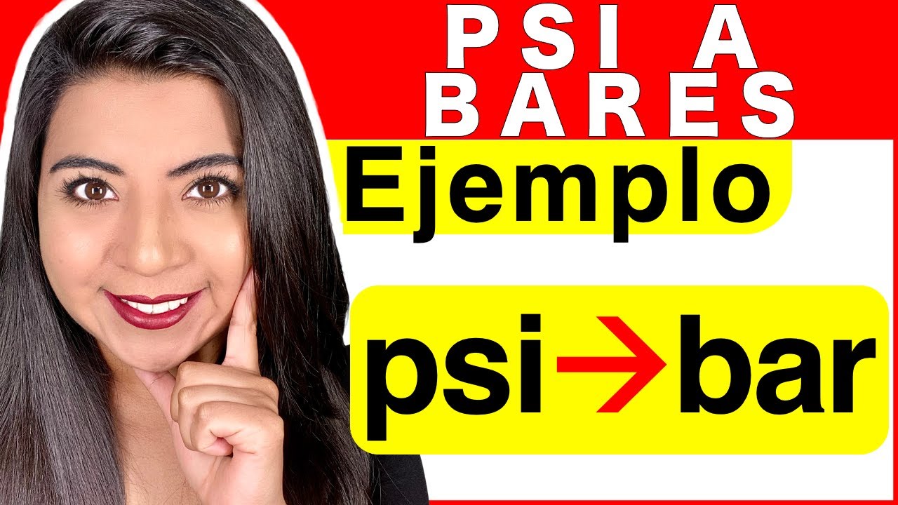 CONVERTIR de PSI a BARES