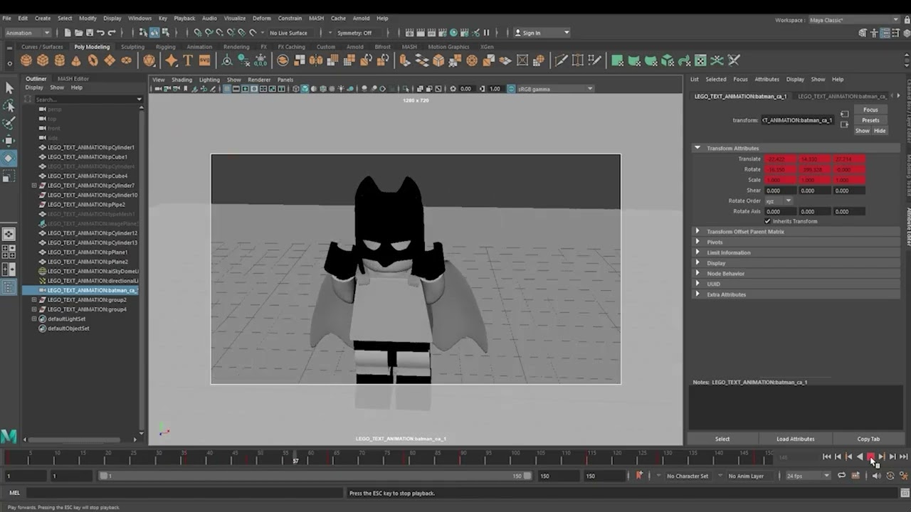 MAYA 3D Motion Graphics CHAPTER 8   Camera Aim motion path Editing multi cam setting