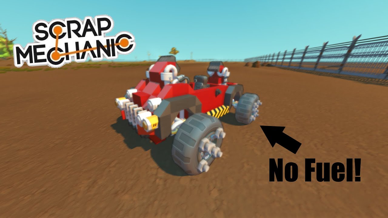 My Fuel-less Vehicle In Scrap Mechanic!