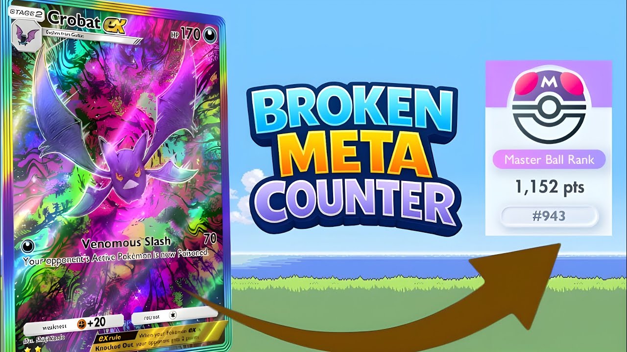 Yeah I found the perfect Ranked Counter , This Crobat Ex Deck is Amazing