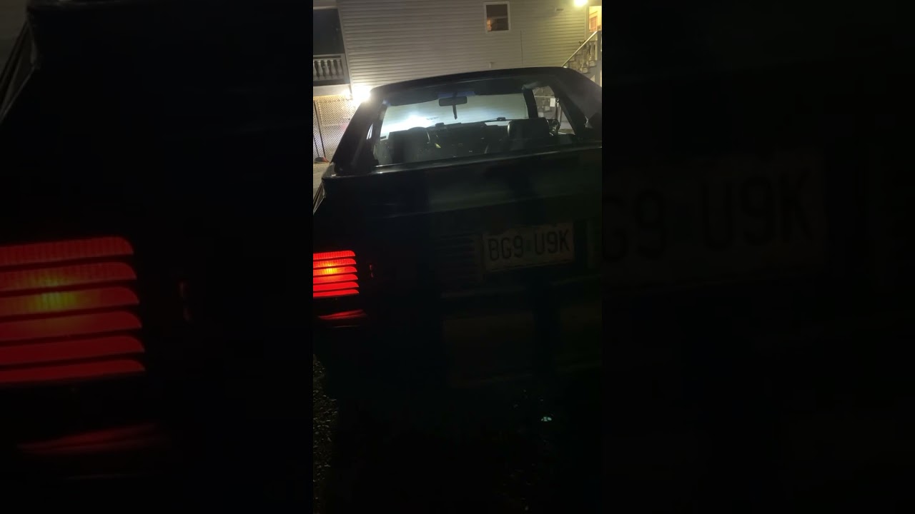 1991 Mustang Gt with Borla exhaust and BBK X pipe