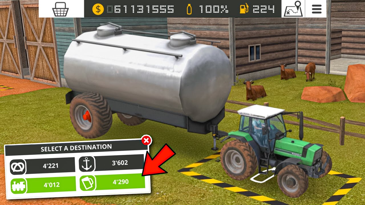 Biggest Tank & Select Destination Milk Sell In Fs18 | Fs18 Multiplayer | Timelapse |