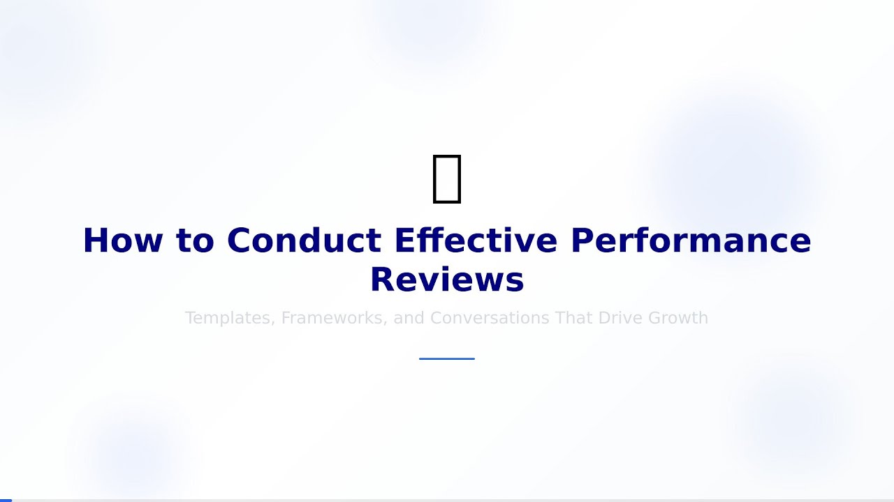 How to Conduct Effective Performance Reviews | PRS Consultancy