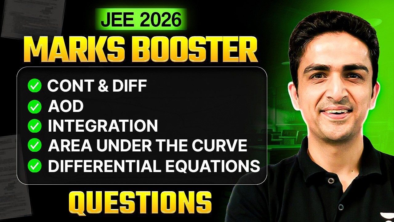 ONE STREAM for Calculus Marks Booster Questions | JEE 2026