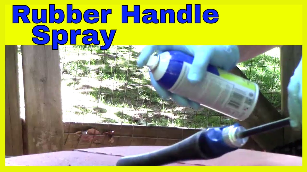 Rubber Spray Handle Grip Coating - Woodturning Tip of the Week