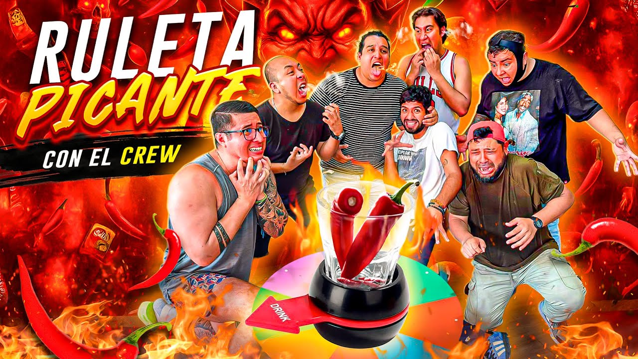 RULETA PICANTE CON EL CREW | Retos ASQUEROSOS