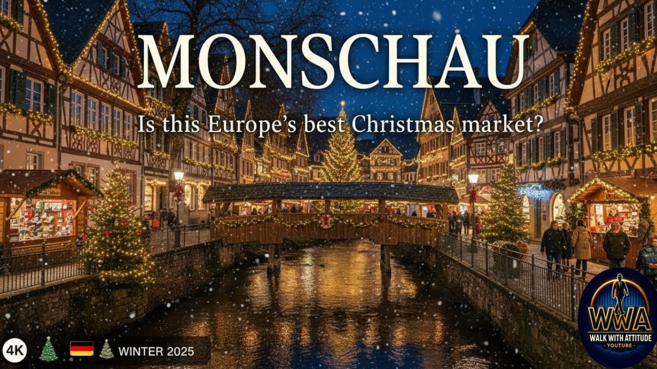 Is this Germany’s Most Magical Christmas Market? 🇩🇪 Monschau 4K Walking Tour