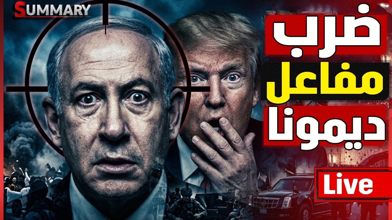 ايران تضرب ديمونة تاني و تصيب المصنع السري | ترامب يعلن تاخيرالغزو البري و الخليج يستضيف زلنسكي