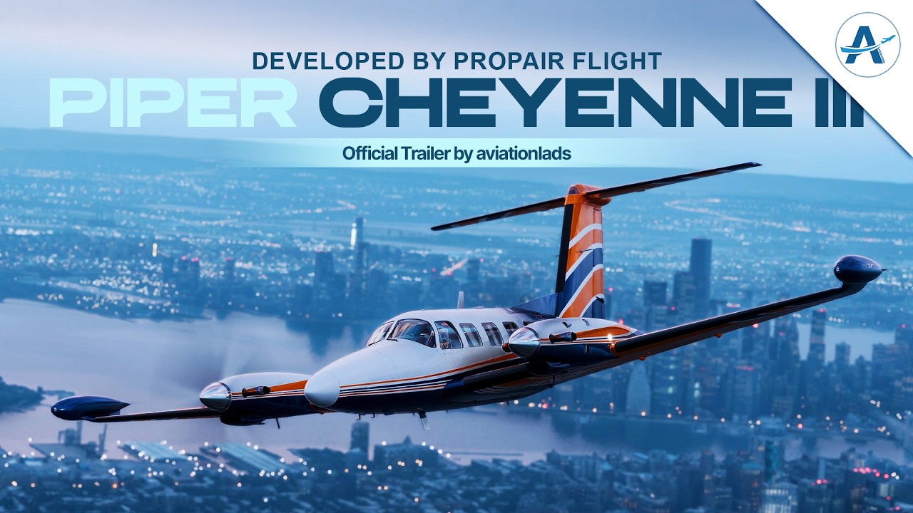 This Aircraft Is Pure Nostalgia! Piper Cheyenne III by Propair Flight | MSFS 2024 | Official Trailer