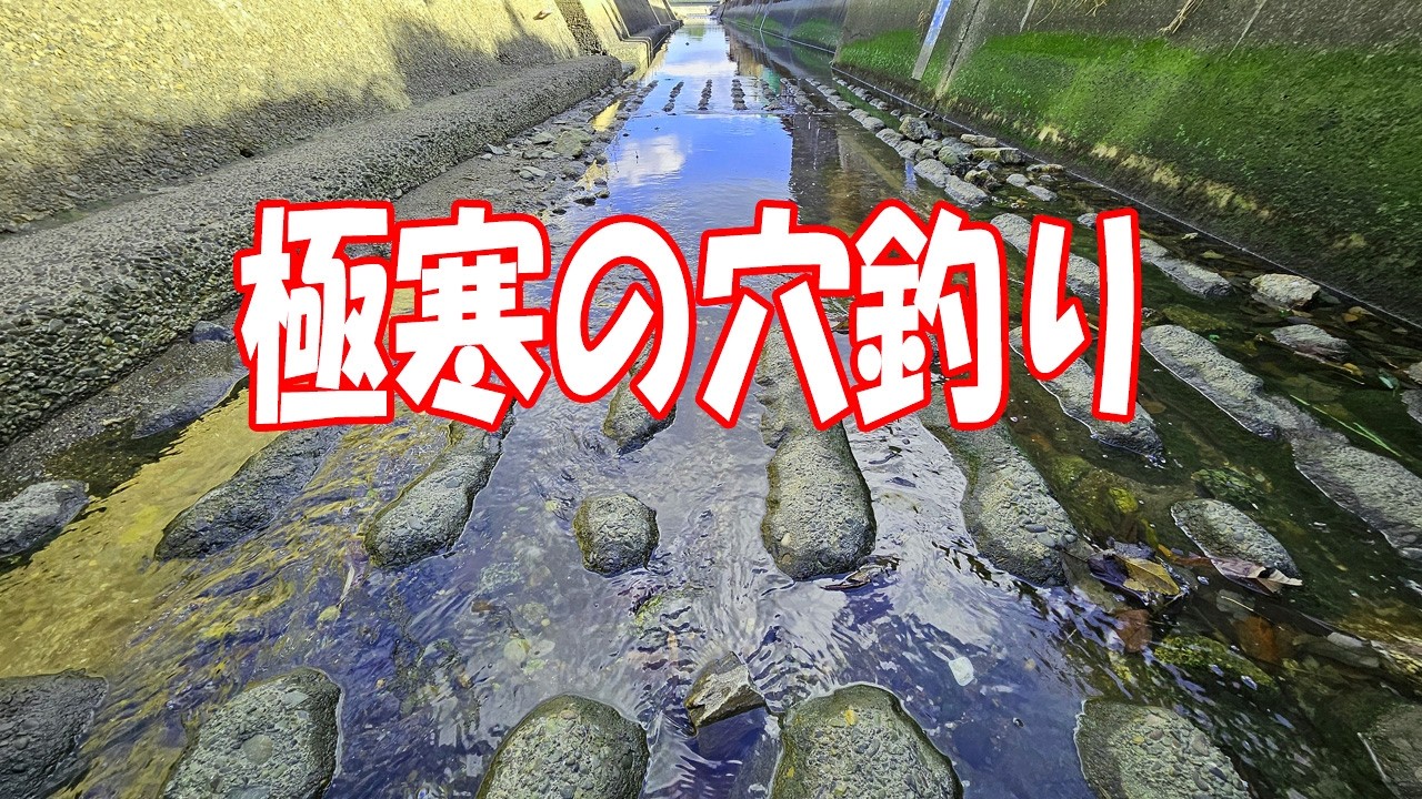 1月の初釣りは甘くない？冬の石積み穴釣りに挑んだ結果