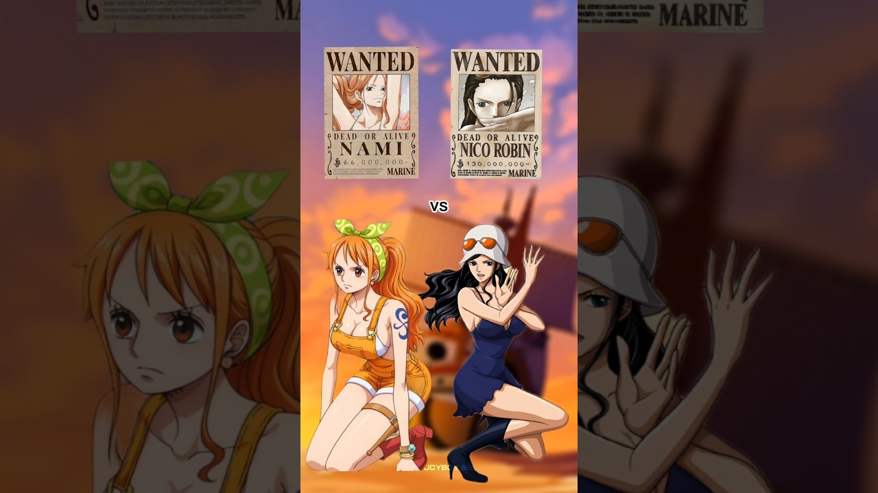 Nami Vs Robin Bounty Comparison in each Arc|| #shorts #trending #viral #onepiece #anime #luffy #nami