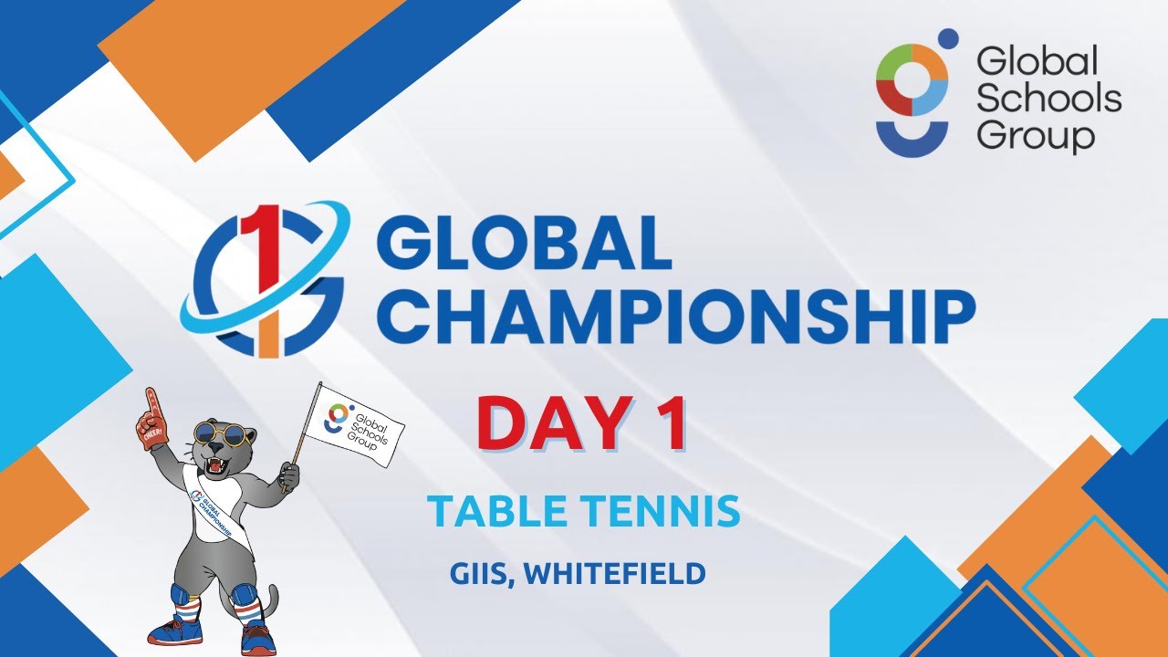 LIVE | Day 1 | Table Tennis | Global One Championship – Season 1 | Global Schools Group
