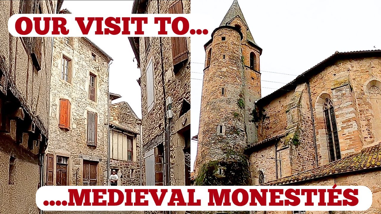 OUR VISIT TO 'MONESTIÉS.' - A 'PLUS BEAU VILLAGE DE FRANCE'. TARN. FRANCE VAN TRIP- JUNE '24