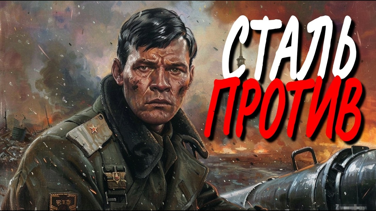 ПОЛНАЯ аудиокнига: СТАЛЬ ПРОТИВ | Слушать военный детектив