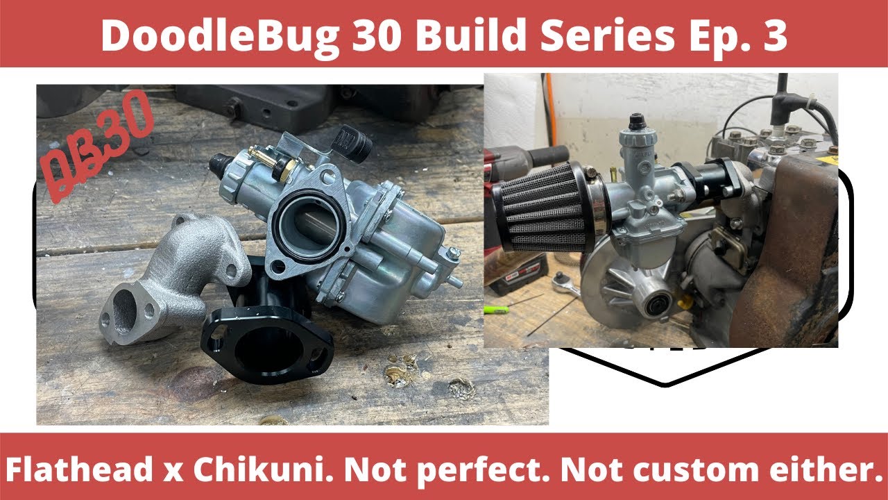 Flat Head DoodleBug 30 Ep. 3 | Briggs Raptor 5hp x 22mm Mikuni Style Carb| DB30 | #MiniBikeMonday