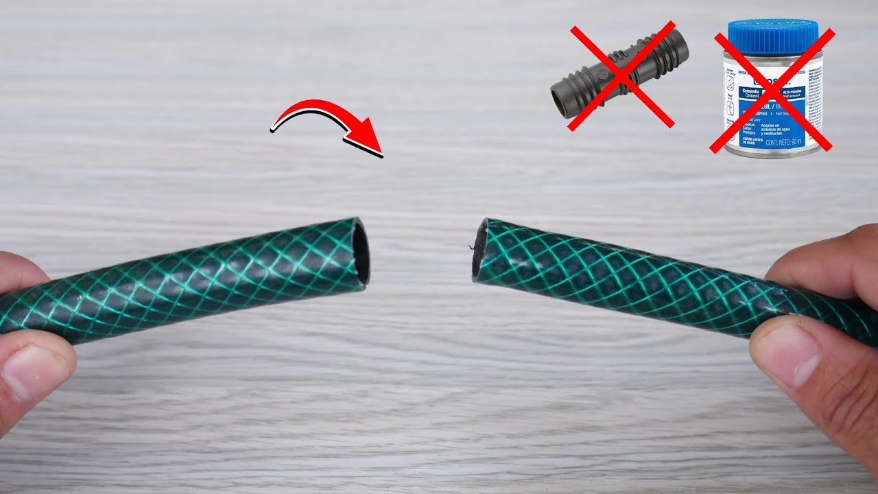 La Idea Que Me Dijo Un Plomero Para Unir Dos Mangueras Sin Comprar Un Adaptador y Sin Usar Pegamento