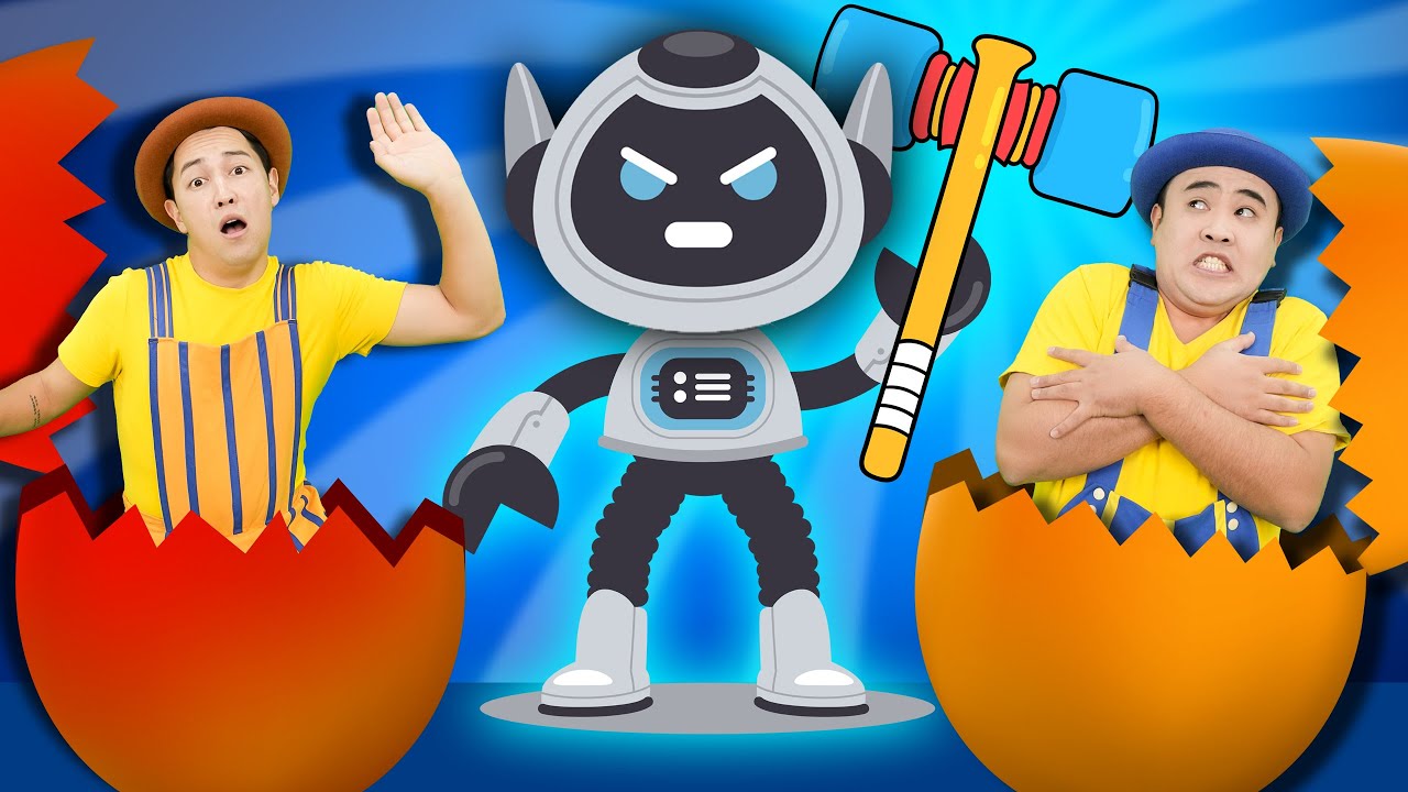 Robot - Surprise Eggs 🤖🥚 | TigiBoo Kids Songs