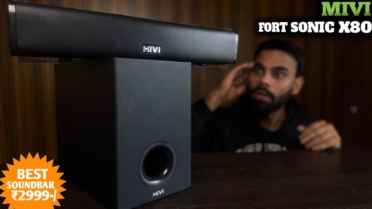 Mivi Fort Sonic X80 Review | Best 80W 2.1 Soundbar Under ₹ 3000?🔥