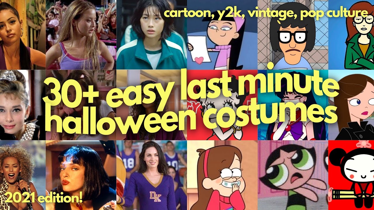 30+ EASY LAST MINUTE HALLOWEEN COSTUME IDEAS ~ AESTHETIC / Y2K / POP CULTURE | Alyssa Lyanne