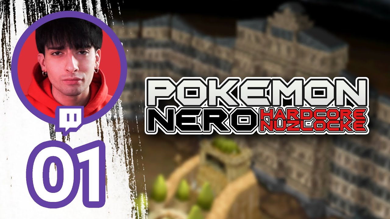 HaxoTwitch: HARDCORE NUZLOCKE Pokémon Nero 2023 #01