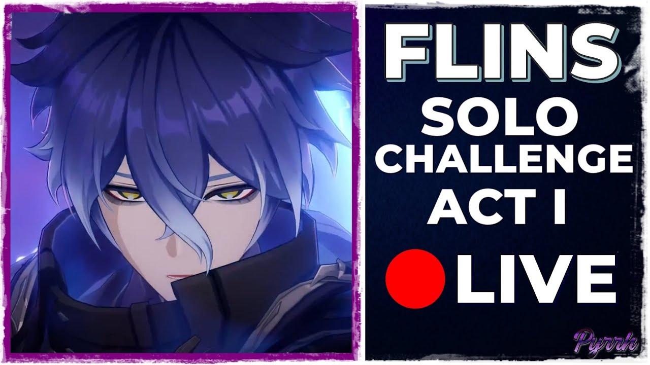 Flins Solo Challenge 🔥 Genshin Impact Gameplay