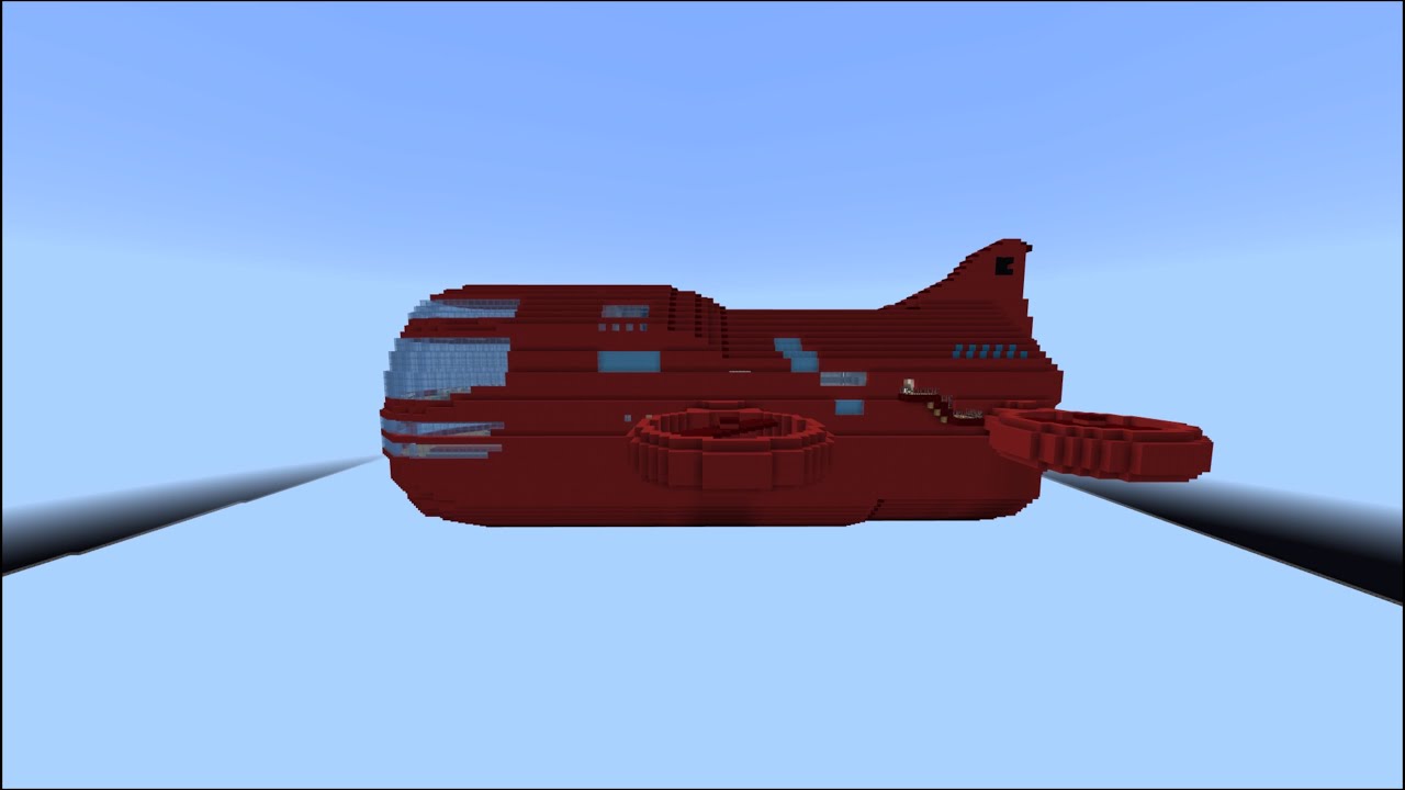I Built the Among Us Airship in Minecraft