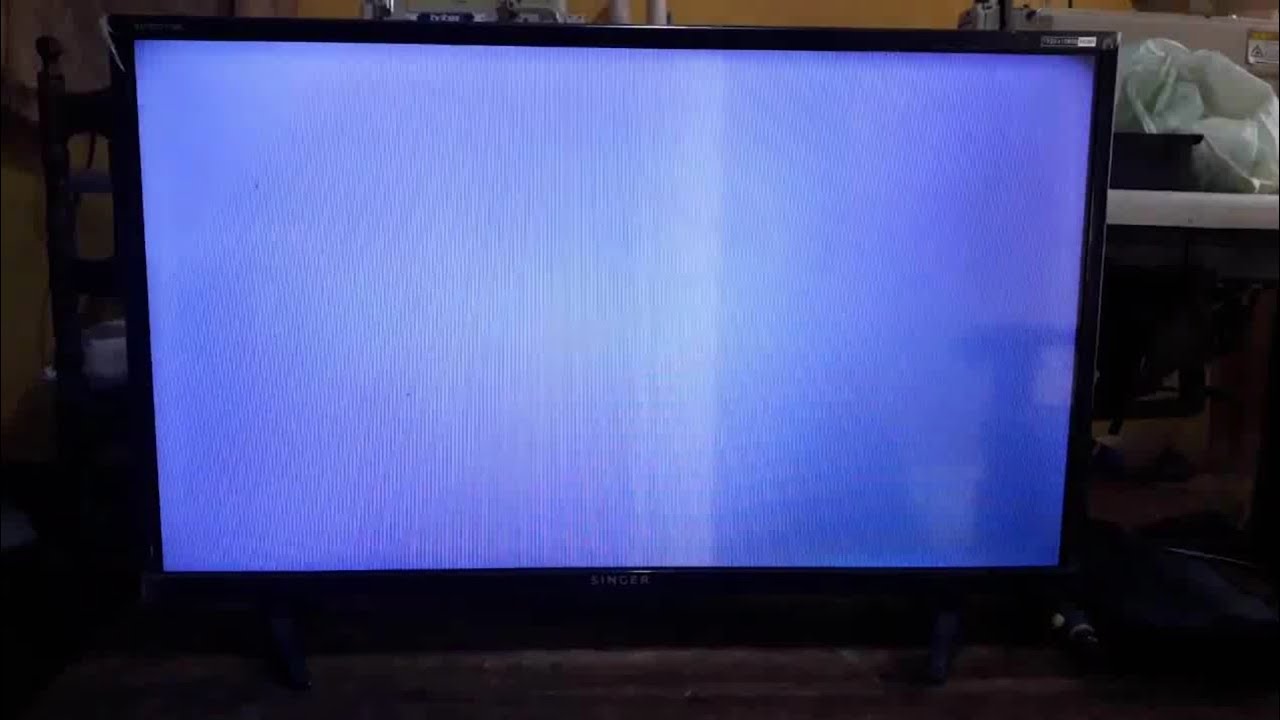 How to repair an LED TV that only has a blue screen ? ( sinhala )