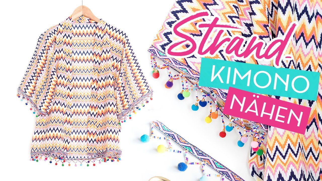 DIY TUTORIAL: Strand-Kimono nähen