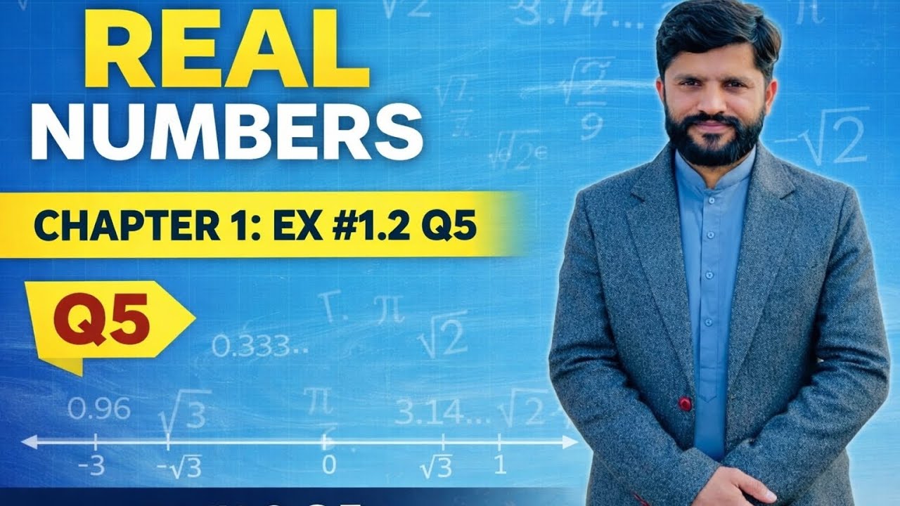 Real Numbers | Exercise 1.2 Question 5 | 9th Class Maths (Easy Method)