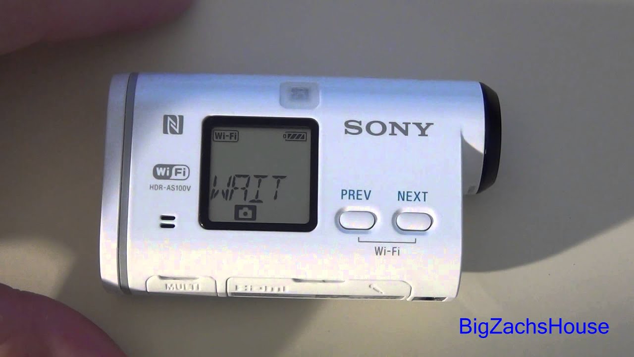 Sony Action Cam Burst Mode Tutorial/How it works HDR-AS100