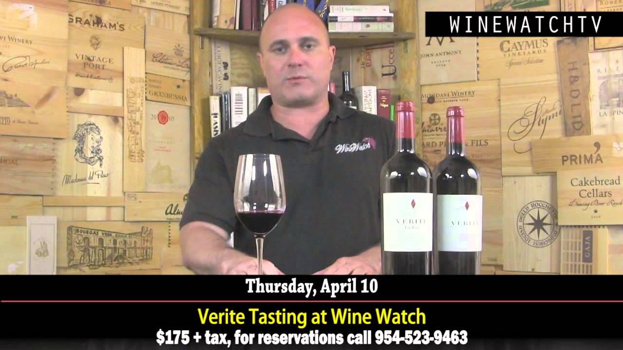 Verite Tasting at Wine Watch