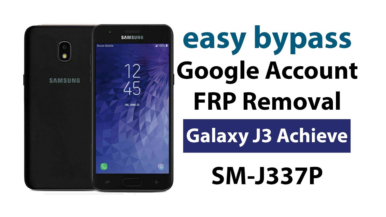Easy Bypass Samsung Galaxy Achieve J3 SM-J337P Google Account FRP Lock Removal without PC