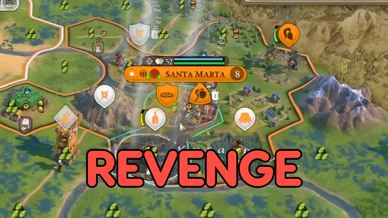 Its time to punish the AI for forward settling me - Civ 6 Georgia