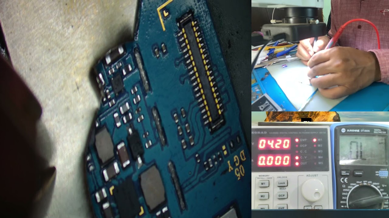 Samsung j260 dead fix ( how find problem step by step )