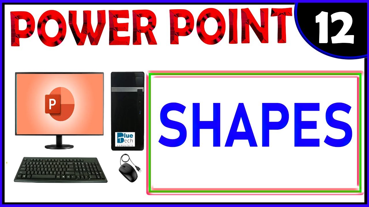 Barashada Pawer Point Casharkii 12aad ||  sida loo isticmaalo Shapes