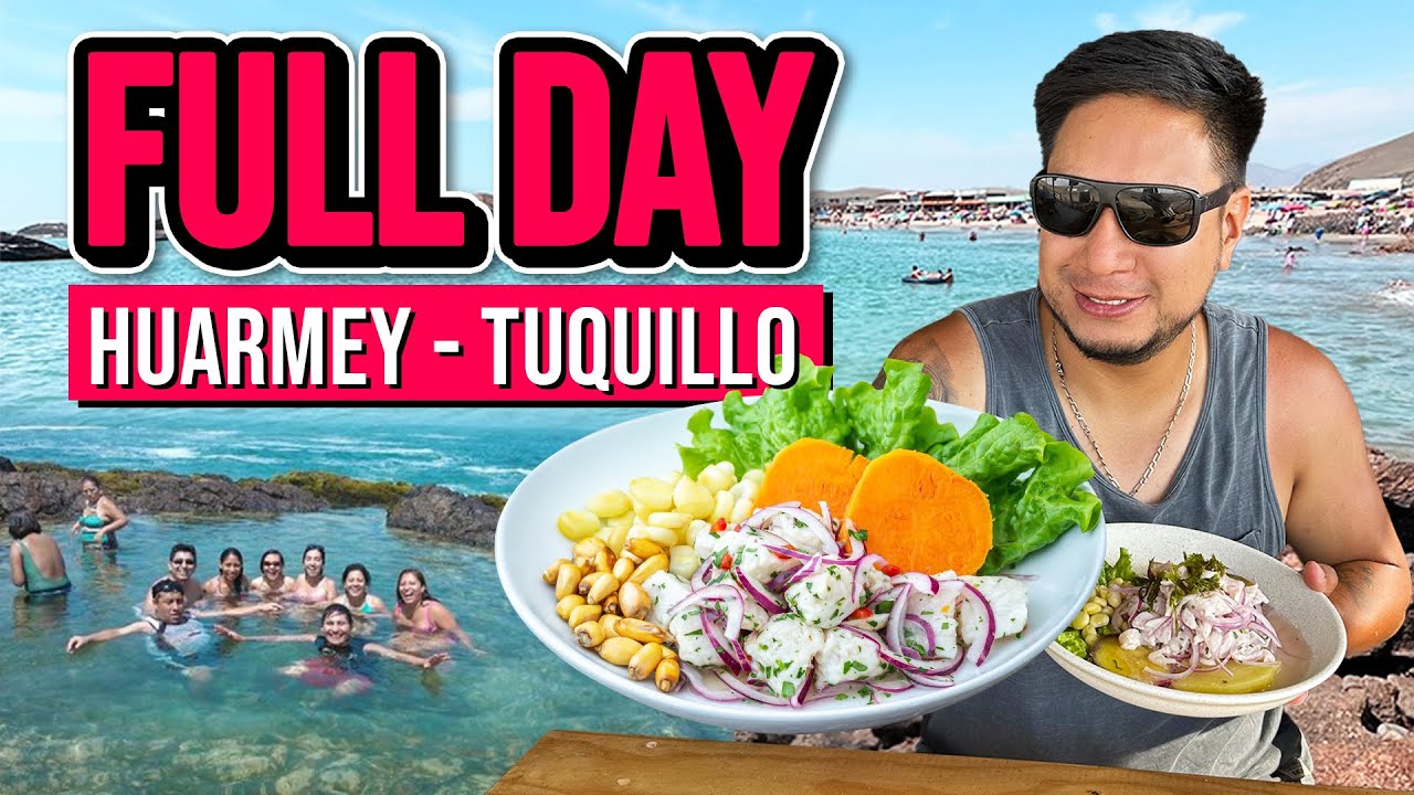 LAS MEJORES PLAYAS DE HUARMEY - ANCASH | Que hacer y dónde comer | TUQUILLO, POCITAS y MARACANA