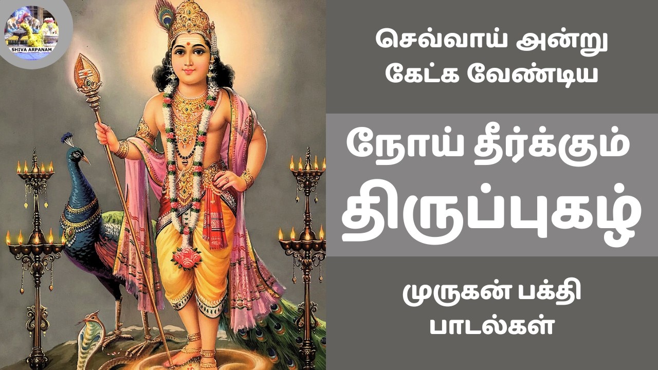 நோய் தீர்க்கும் திருப்புகழ் | செவ்வாய் அன்று கேட்க வேண்டிய முருகன் பக்திப் பாடல்கள | #Thirupugal