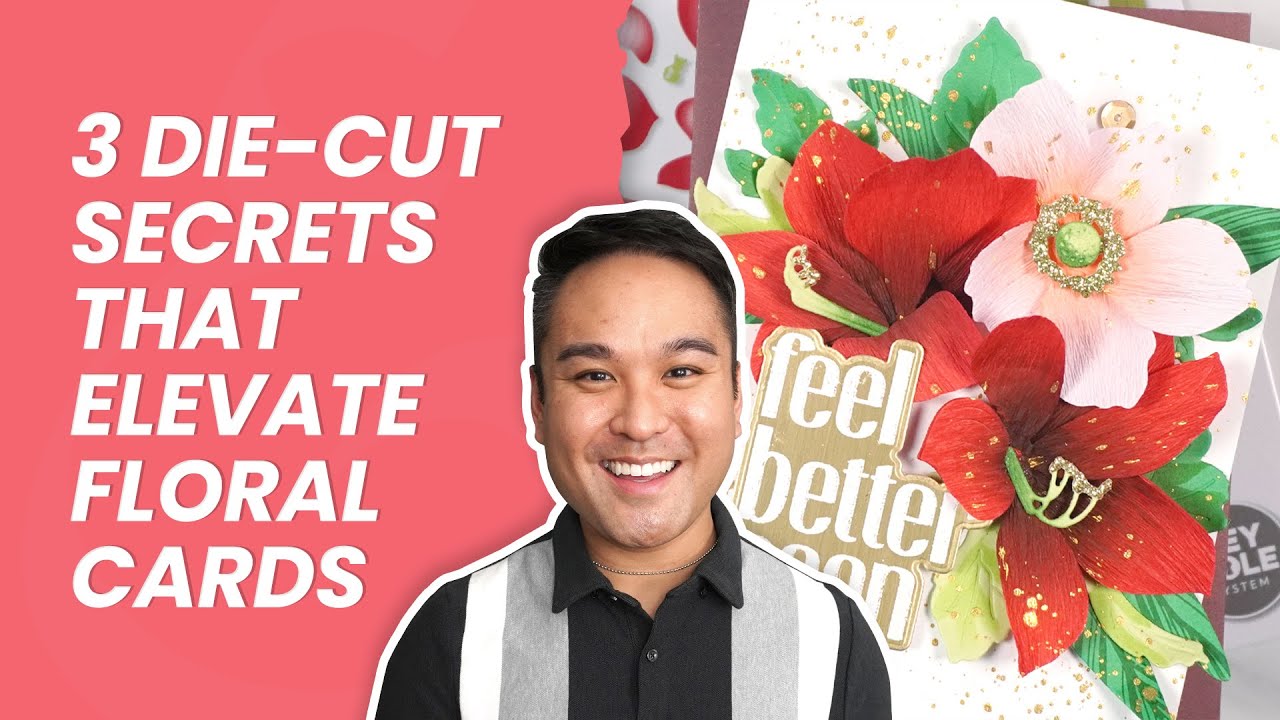 3 Unique Die Cut Flower Textures for Dimensional Designs | Perfect Pairings with Jaycee