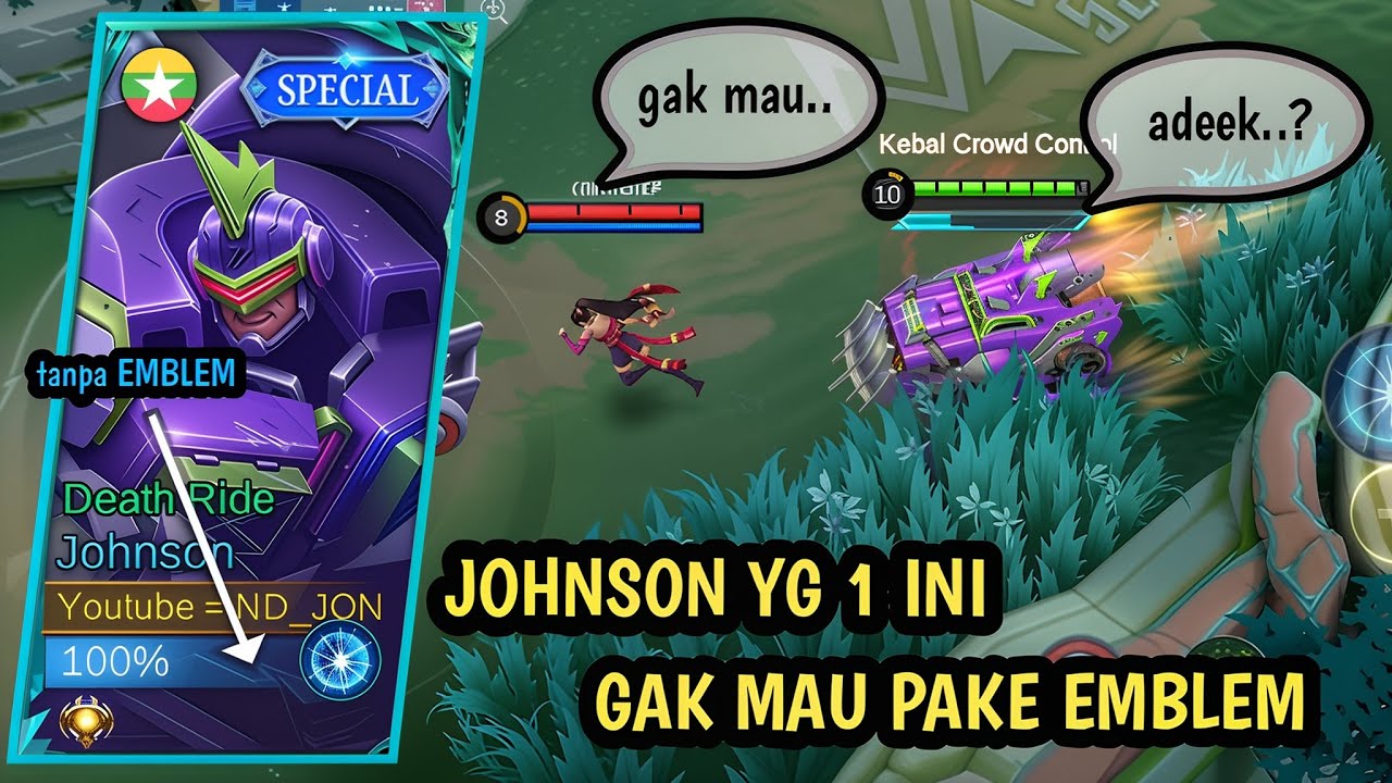JOHNSON 1 INI GAK MAU PAKE 