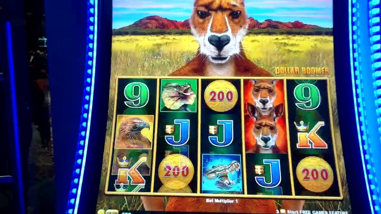 Dollar Storm MEGA GRAND LINK Dollar Boomer slot machine bonus at Foxwoods Casino in CT