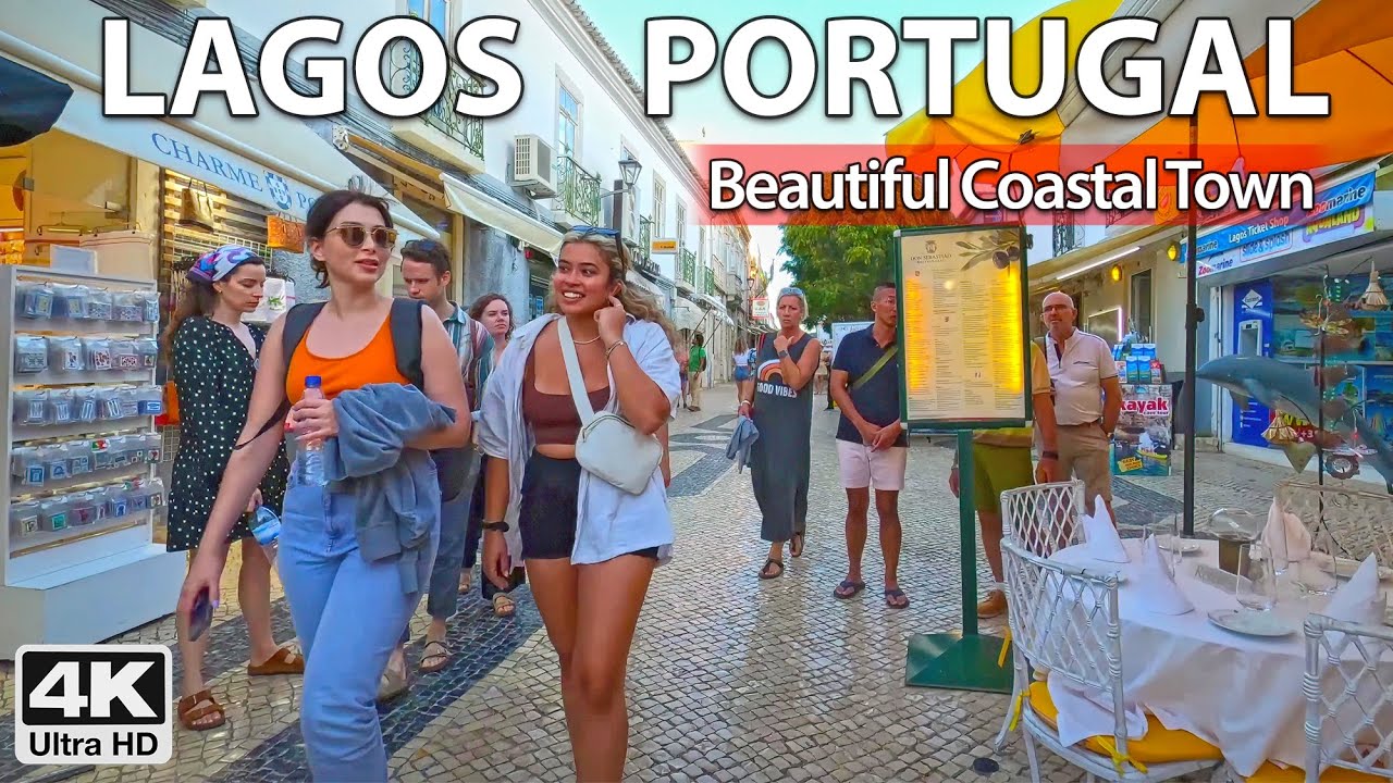 🏖️Lagos, Portugal - 4K Virtual Walking Tour, Portugal 🇵🇹