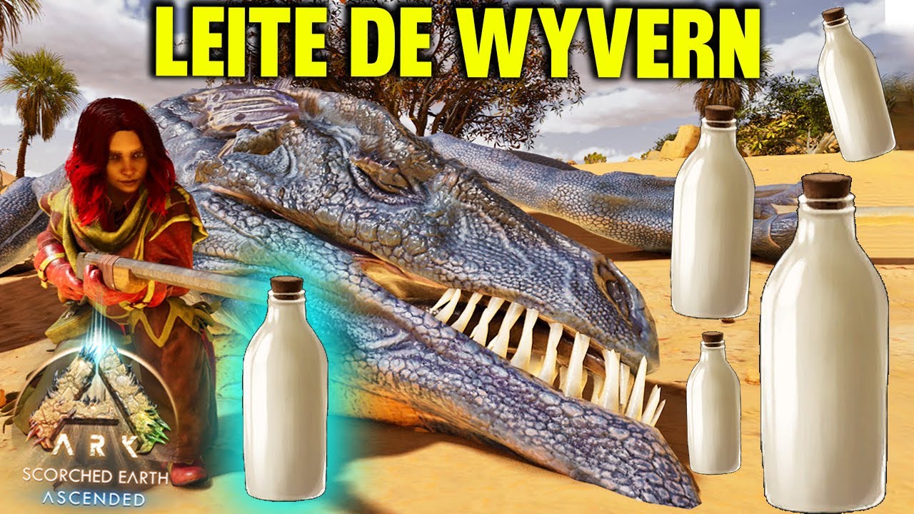 COMO PEGAR LEITE DE WYVERN E CONSERVAR NO ARK!!!