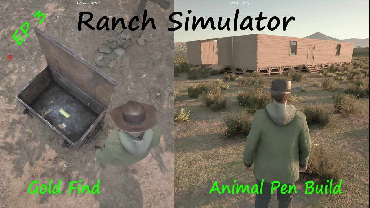 EP. 3 Custom Animal pen -Ranch Simulator