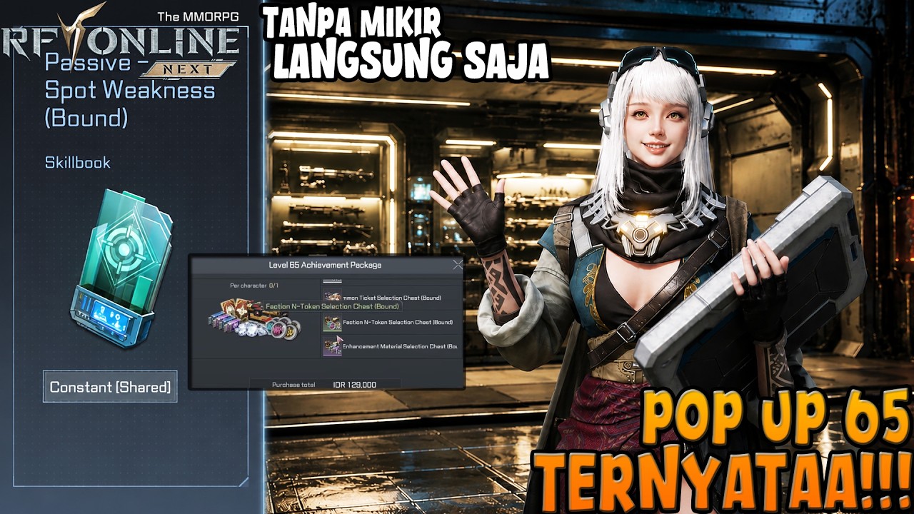 Popup Lvl 65 TERNYATA!!! Langsung All out skill Bellato buat Crit Rate | RF Online NEXT