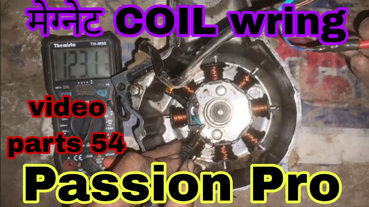 मेग्नेट COIL wring Passion Pro bike video parts 54.