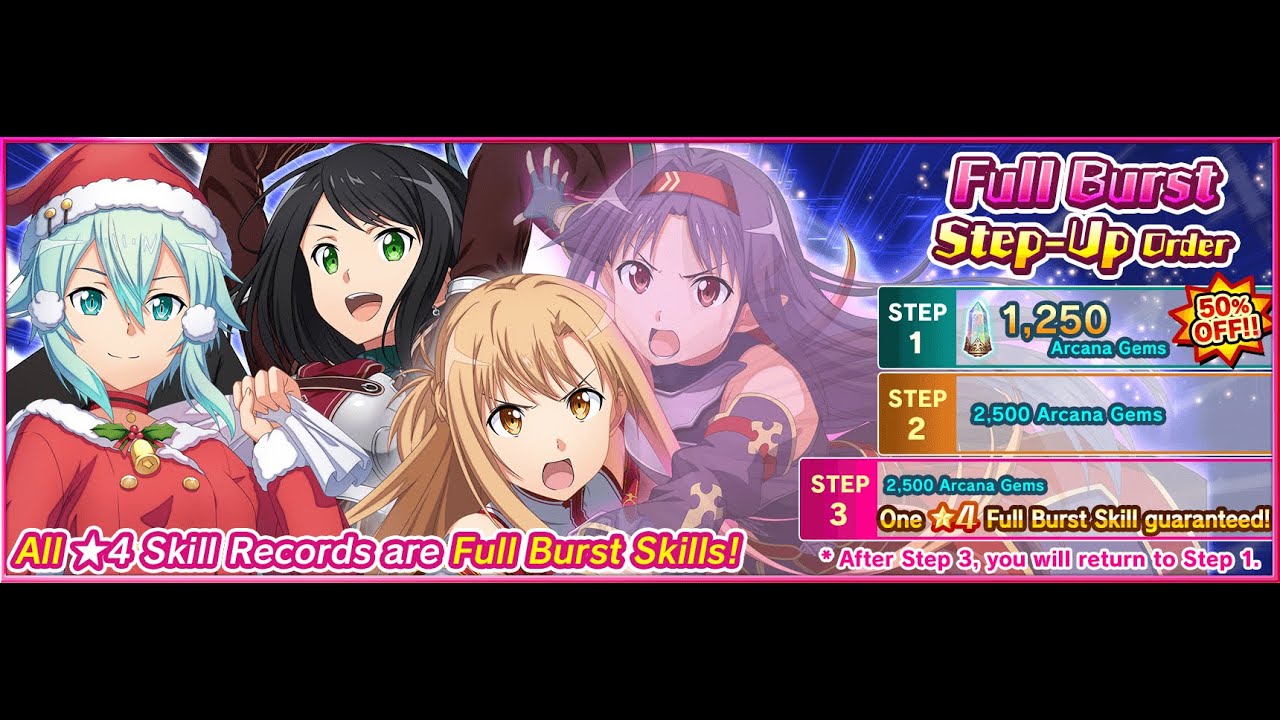 SAOIF Full Burst Step-Up Order  1-3 Step