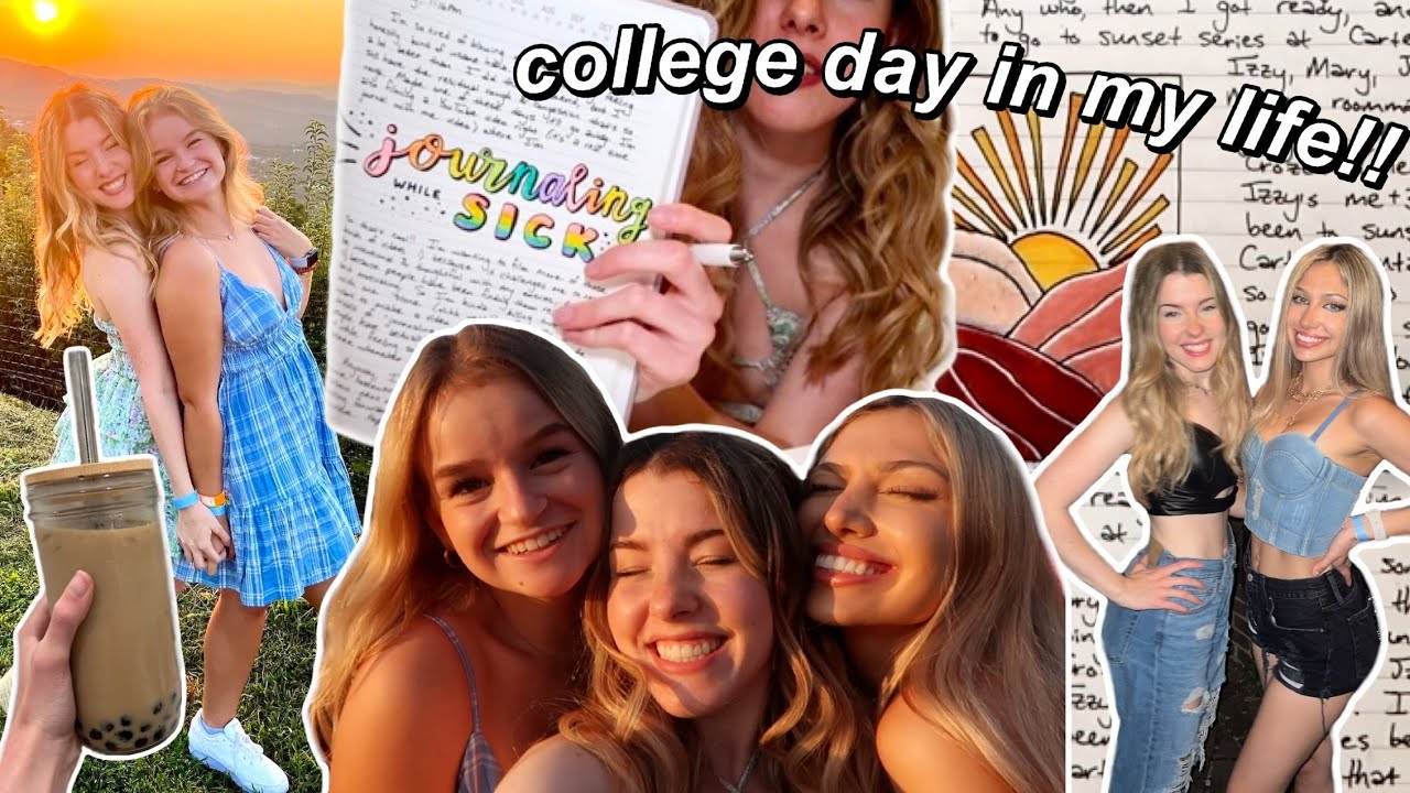 PRODUCTIVE college day in my life at UVA | journaling, partying, working out, & more!