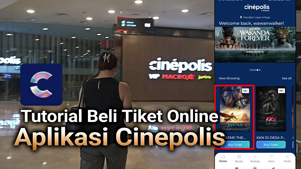 Cara Beli Tiket Bioskop Lewat Aplikasi Cinepolis & Cetak Tiketnya